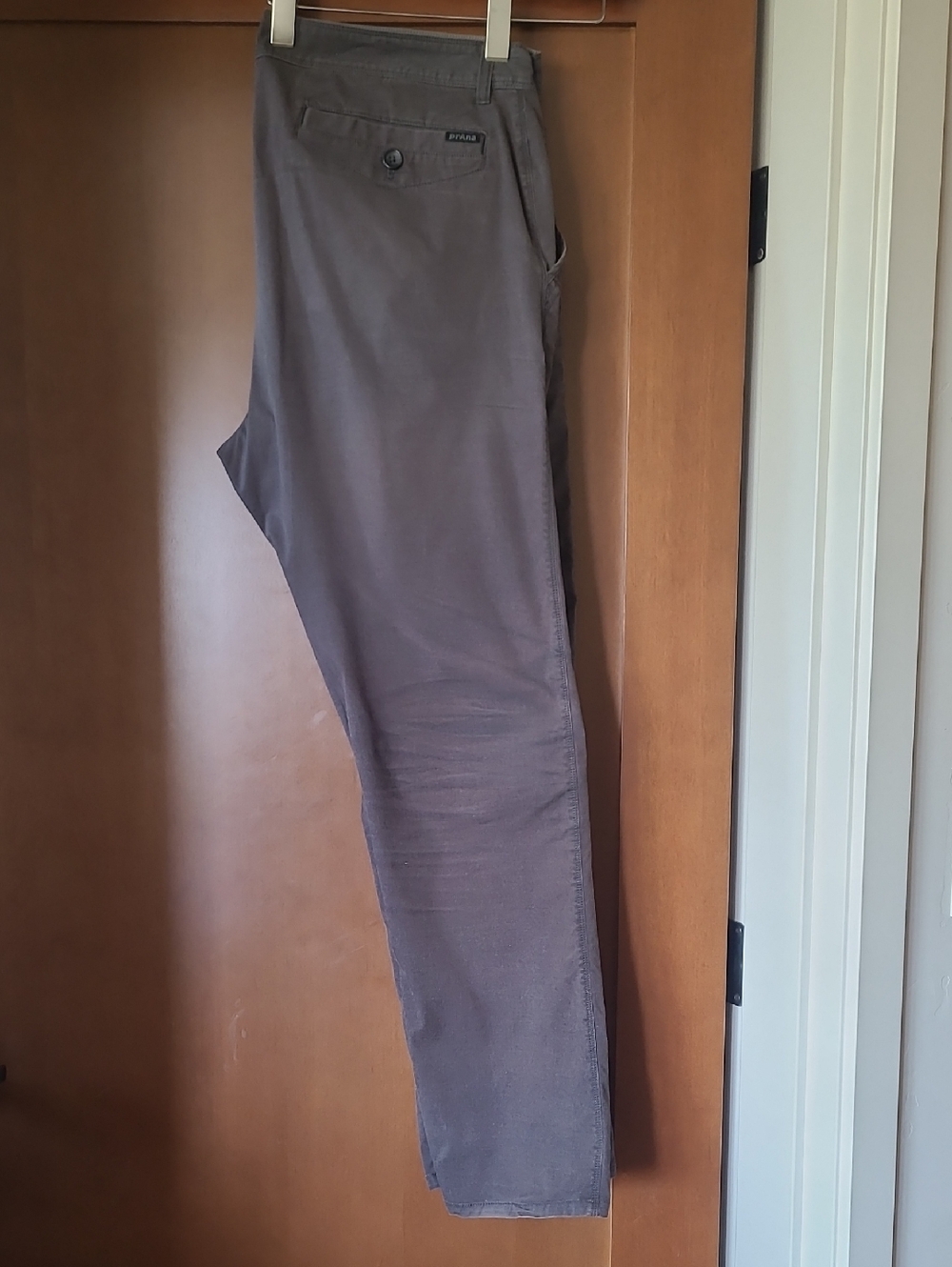 Prana Men's Straight Fit Pants in Dark Taupe
